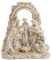 DRW Klassische Krippenfigur mit Königen, 1 Stück, Kunstharz, 25 x 29 cm