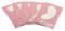 50 Paar Wimpernverlängerung Pads für Wimpernverlängerung Fusselfrei Augen Gel Pads Rutschfeste und Lint Free Eyelash Patches Halten Gut auf Haut(Eye Pads-50-Rosa)