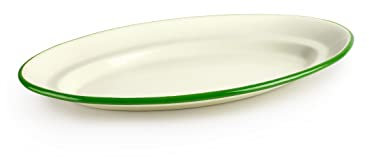 IBILI 935930 Bandeja ovalada musgo 30x20 CMs