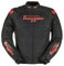 Furygan Atom Vented Evo Veste, Noir-Rouge, M Men's