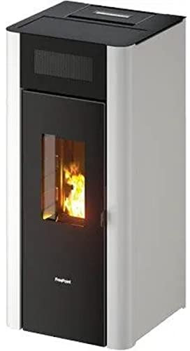 Stufa Pellet Amaranto Bianco Kw 8,5 mm 510x505 H.mm 970