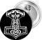 Sammys Shirt Store Thor Hammer II Button 55 mm