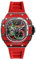 Nubeo Men's 44mm Viper Automatic Limited Edition Devils Red Watch with Fkm Rubber Strap NB-6105-03