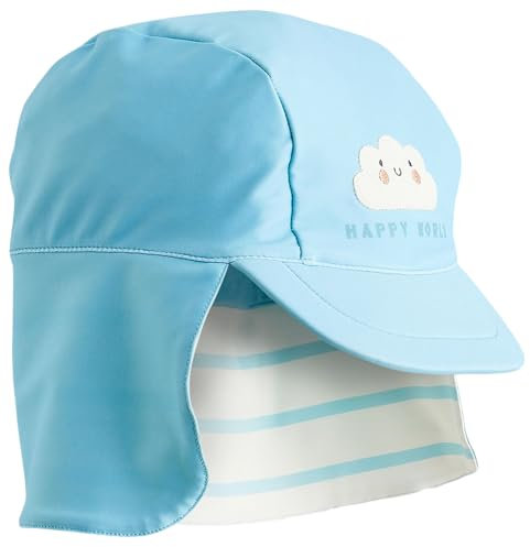 Gifts Treat Cappello da legionario per bambini, protezione solare UPF 50+, cappello da nuoto con motivo animale, per bambini, ad asciugatura rapida, con protezione per il collo, per spiaggia, mare e