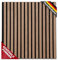 Floordirekt 3D Akustikpaneele, Wandpaneele mit Echtholzfurnier für eine angenehme Raumakustik, Lamellenwand Holz und Filz, Wandverkleidung als Schallschutz, Schalldämmung (Red Oak (60 x 60 cm))