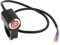 The Lord of the Tools Interruptores de Manillar con Reinicio Automático para Motocicleta 12V 10A CNC para Intermitentes de Moto Y Scooter (luz Roja)