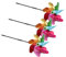 LIOOBO 3 Pièces Décoration de Jardin Plastique Girouette de Jardin Rotative pour Aménager Votre Espace Extérieur