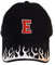 MFAZ Morefaz Ltd Damen Herren Baseball Mütze Feuer New Unisex Cap Hat Sport Kappe Hut (E)