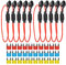 GTIWUNG 10Pcs 32V Soporte de Fusible En linea Hoja Portafusibles, 16 AWG Portafusibles en Línea con una Gorra, Standard Portafusibles Impermeable para del coche - Miniatura Tamaño