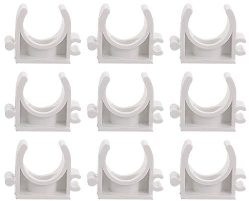 Lot De 100 Colliers De Serrage Pour Tuyaux Supports Portables En Pvc En Forme De U Pour Tuyau D'air Et D'eau