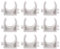 Lot De 100 Colliers De Serrage Pour Tuyaux Supports Portables En Pvc En Forme De U Pour Tuyau D'air Et D'eau
