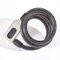 Candado de huella dactilar para bicicletas sin llave de acero - Bloqueo y desbloqueo con el dedo - 20 huellas dactilares programables - Recargable con USB - Impermeable IP 66 - Largo del cable 107 CM
