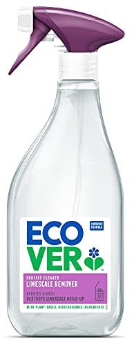 Ecover Limescale Remover, Multi-Purpose Surface Cleaner, Fresh Berries & Basil Scent, Pack of 1, 1 x 500ml