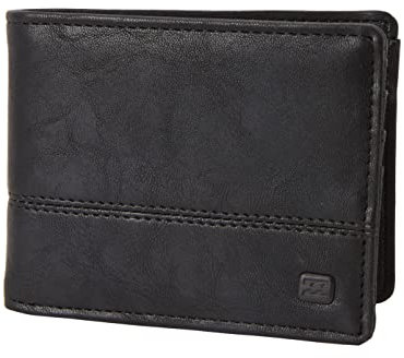 Billabong Dimension, Wallets Homme, Black Grain, Taille Unique