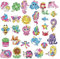 Diamond Painting Aufkleber, CAYUDEN 30Stück 5D Diamant Painting Bilder Kinder DIY Diamond Painting Kinder Mädchen Meerjungfrau Diamant Malerei Aufkleber Kit für Mitgebsel Kindergeburtstag Gastgeschenk