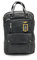 AERONAUTICA MILITARE zaino AM-476 Pilot doppia zip, scomparto porta PC (ANTRACITE)