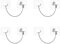 Window Restrictors for UPVC No Drilling, 4 Pack Adhesive Window Locks Child Safety for Baby and Pets, Refrigerator Cable Lock with Keys for Childproof Home Protection, White