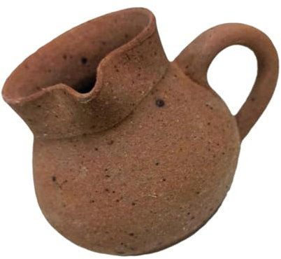 GOOHOCHY Olla De Barro Sin Esmaltar Para Decocción De Hierbas Para Preparar Tés y Sopas Casa Resistencia Altas Temperaturas Diseño Ergonómico Utensilio De Cocina Tradicional