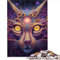 Sammlung Puzzle Luchs Entzückendes Puzzle für Erwachsene und Kinder Holzpuzzle für Erwachsene und Kinder Lernen Lernspielzeug Familienspiele 1000 Stück (50 x 75 cm)