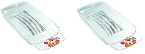 Guzzini Bimbi Grattugiamela 21,5 x 11 x H 2 cm (Confezione da 2)