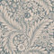 World of Wallpaper Florence Feuille Papier Peint Floral Bleu/Crème 726 - Salon, Salon, Chambre, Couloir, Papier Peint Mural