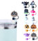 Halloween Straw Cover Cap for Stanley Cup,Reusable Soft Silicone Straw Topper,Cute Halloween Theme Dust-Proof Drinking Straw Cover,3D Straw Cover for Stanley Accessories