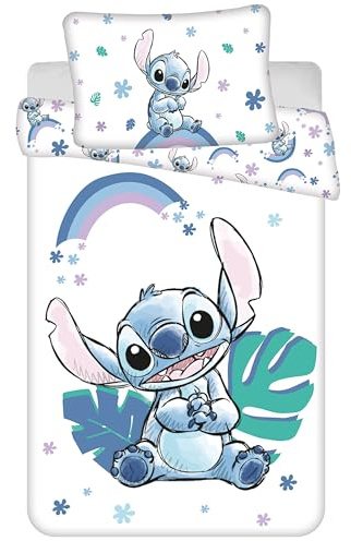Disney Stitch Kinderbettwäsche, 100 × 135 cm, Oeko-TEX (A)