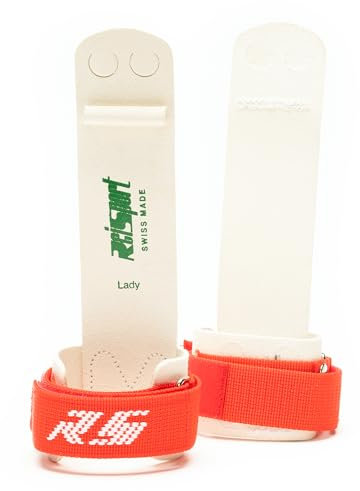 Reisport Poignées de Gymnastique inégales avec Crochet et Boucle pour Femmes – Poignées en Cuir Durable pour Barres de Gymnastique pour Femmes et Filles – Équipement et Accessoires de Gymnastique