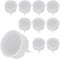 HCFEI 10x Ultra Flaches 230V 5W GU10 MR16 LED Modul Dimmbar 50mm Reflektordurchmesser, Warmweiß 3000K, Keramik Gehäuse, 120 Grad Abstrahlung Passend für Einbaustrahler