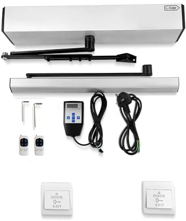 Olide SW100 Ferme-porte battant, ouvre-porte automatique résidentiel/commercial avec programmateur manuel