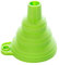 Collapsible Funnel Silicone Gel Foldable Funnel, FDA Approved Silicone Folding Funnel for Liquid and Powder Transfer (1PCS, Green)