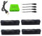 ZYGY 4pcs 3.7V 1000mah Batterie au Lithium avec câble de Chargeur 4 en 1 pour HS161 Petit Drone HD Photographie aérienne Batterie d'avion Pliante