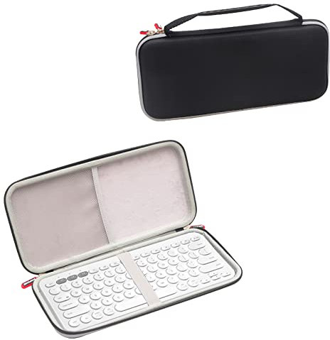 BTOPCASE Hard EVA Protective Carrying Storage Case for Logitech K380, Pebble Keys 2 K380s Multi-Device Bluetooth Keyboard,Arteck Ultra-Slim Bluetooth Keyboard