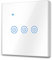 EXTRASTAR Interruptor de Pared Táctil Wi-Fi, 3 Vías, 3 Canales, Compatibilidad con asistentes inteligentes como Google Home y Amazon Alexa Se Requiere Cable Neutro, Blanco
