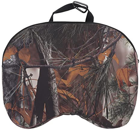 Asixxsix Camping-Sitzkissen, Tragbares Verdicktes Jagd-Sitzkissen mit Griff, Wasserdichtes Camouflage-Schaumstoff-gepolstertes Sitz Polster für Outdoor-Sport Picknick Angeln (Blatt)