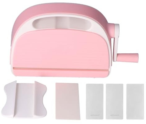 MOUMOUTEN Prägepapiermaschine, Tragbare Handprägemaschine, Manuelle Mini-Stanzmaschine Für DIY, Basteln, Kartenherstellung, Scrapbooking
