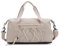 ASIAD Sporttasche mit Schuhfach und Nassfach, Reisetasche Wasserdicht Damen Schwimmtasche, Trainingstasche Fitnesstasche Handgepäck Tasche Weekender Gym Duffle Bag,Beige