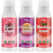 INSPIRE FOOD Sirop de Bubble Tea 3-Pack | Litchi, Fruit de la Passion et Fraise | Pur Jus de Fruits | 300 ml