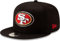 New Era NFL 9FIFTY Team-Farbe, verstellbare Snapback-Mütze, Einheitsgröße, San Francisco 49ers – Schwarz, Einheitsgre