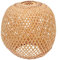 HOMSFOU 1pièce Abat-jour Bambou Tressé Artisanale Couverture De Plafond Pour Décoration Intérieure Maison Restaurant Couleur Aléatoire