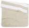 TOM TAILOR Jacquard Baby-Decke, 75x100 cm, 58% Baumwolle, 35% Polyacryl, 7% Polyester/Jacquard, mit Wendemotiv, Kettelnaht und gewebtem Logo, BABY BLANKETS Beige (Sunny Sand)