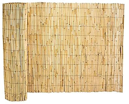 Canisse en Bambou brise vue, clôture de jardin décorative extérieur pour jardin et terrasse,couverture de protection contre le vent et le soleil - Profondeur 100 x Longueur 500 cm