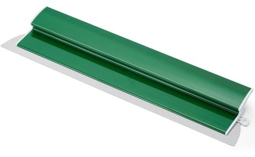 Skimming Blade 60cm Drywall Plastering Spatula Flexible Stainless Steel Skim Trowel for Wall Ceiling Plastering Smoothing Tool with Z-Shaped Handle (600mm)
