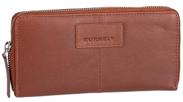 Burkely Leder Geldbörse Soft Skylar Zip Around Wallet Chestnut braun