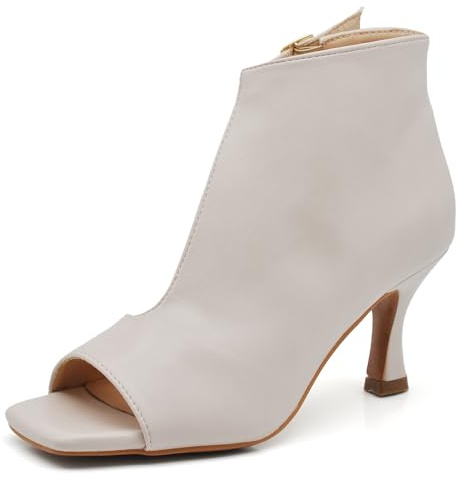 Stivaletti Scarpe da Donna Sandali A Tronchetti Spuntati da Sera Cerimonia Matrimonio Tacco A Spillo S1723