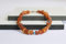 Bernsteinkette für Hunde aus Roh Baltischer Bernstein mit türkis Beads verziert | Zeckenhalsband | Bernstein Gegen Zecken | Zecken und Flohschutz Halsband (20-25 cm)