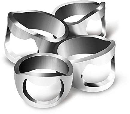 CZ Store Mini Anillo Abridor de Botellas |4 Piezas| 2x20,22 y 24mm -✮GARANTÍA DE POR VIDA✮- Herramienta de Dedo para Abrir Sellos y Tapones de Bebidas - Metal de Acero Inoxidable, Acabado Níquel