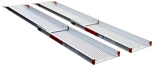 Rampe Teleskoprampe extrabreit Rollstuhlrampe 150cm E Rolli Elektro e-rollstuhl
