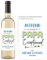 Bouteille de vin personnalisée avec prénom - Idée cadeau fête des pères - Papa exceptionnel
