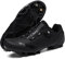 Uhclrr Herren MTB-Radschuhe Mountainbike-Schuhe Atmungsaktive Outdoor-Radschuhe Kompatibel Mit SPD-Stollen(43, Black)